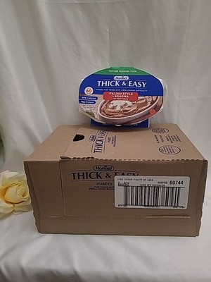 Thick & Easy Purees Thickened Food Beef Lasagna 7.oz Tray 7 Count Exp:12/2025+