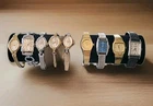 9 Vintage Ladies Watches For Parts & Repair Seiko Helbros Aureole Lucerne Bulova