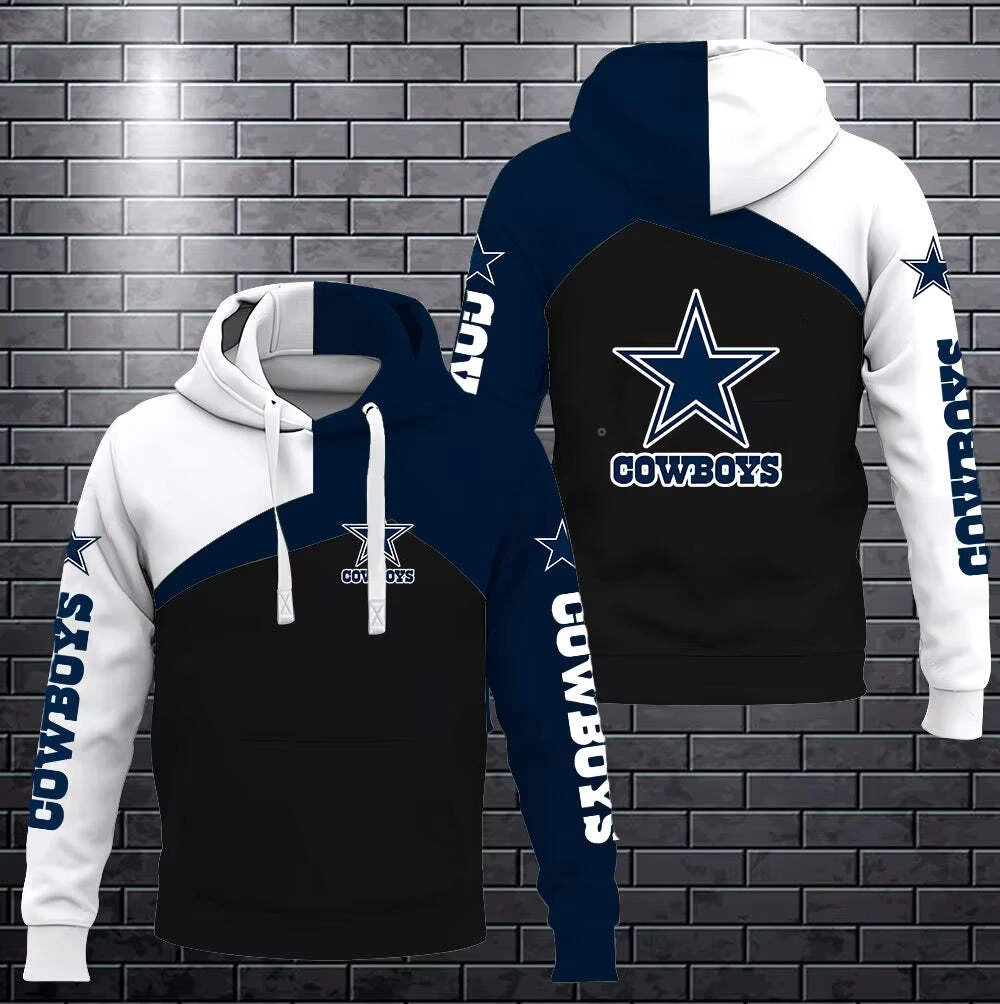 Men's football Sideline Athletic Stack Performance Pullover Hoodie