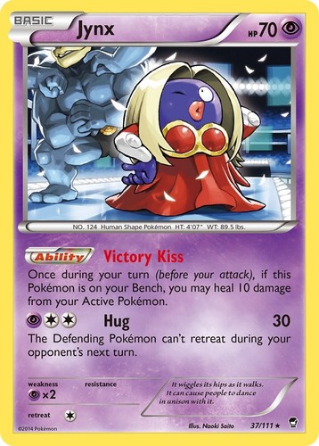 Pokemon Jynx 37/111 XY - Furious Fists Rare HP