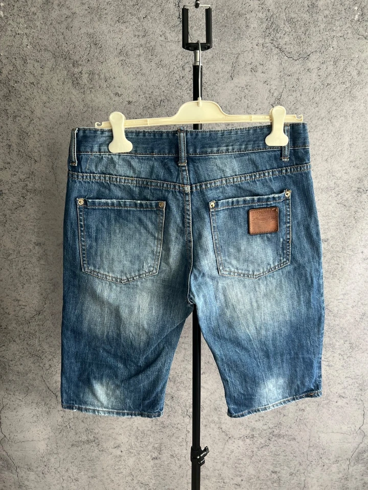 Pantalones Cortos Denim Dsquared2 Para Hombre Talla 34 Azul Lujo Foto 2 de 4