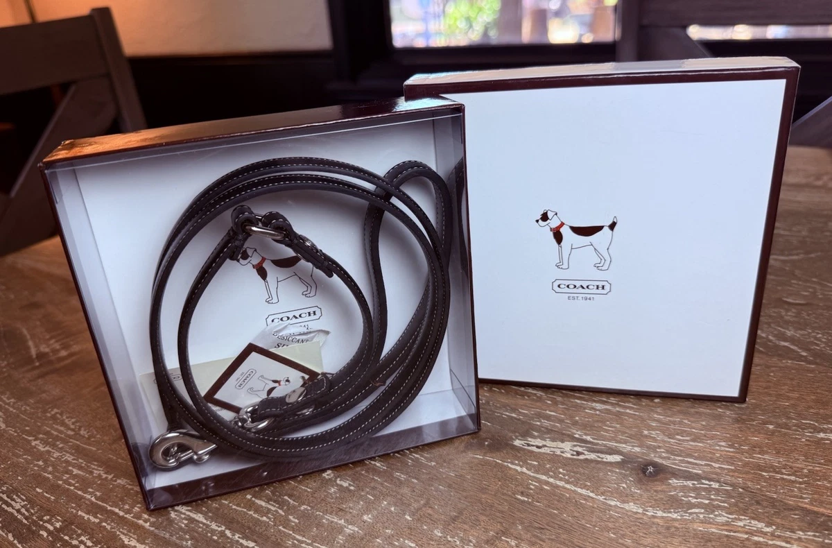 リード COACH FS4005 MINI SIG DOG LEASH 2026年最新】coach 犬 首輪の