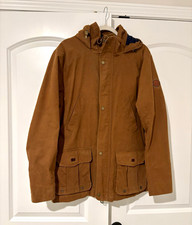 Timberland Men s Brown Hooded Parka Jacket M ...