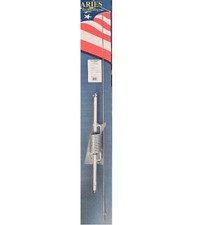 Bobina de aluminio CB sintonizable camionero antena de radio móvil con bobina de 2" 3/8"x24 10058