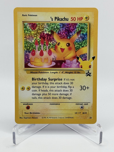 ______'s Pikachu 24/53 Celebrations: Classic Collection Holo