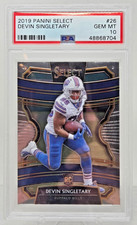 2019 Select DEVIN SINGLETARY Rookie Card PSA 10 Gem Mint