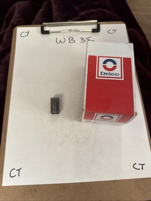 #ad 1960#x27;s 1970#x27;s DELCO ALTERNATOR 2 TERMINAL PLUG CONNECTOR GM 2977373 NOS $7.92