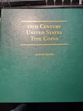 19th Century United States Type Coin Album LCA78