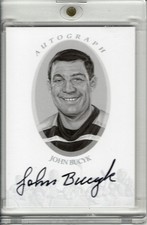 2010-11 IN THE GAME ENSHRINED JOHN BUCYK AUTO #AJBU *SILVER VERSION*