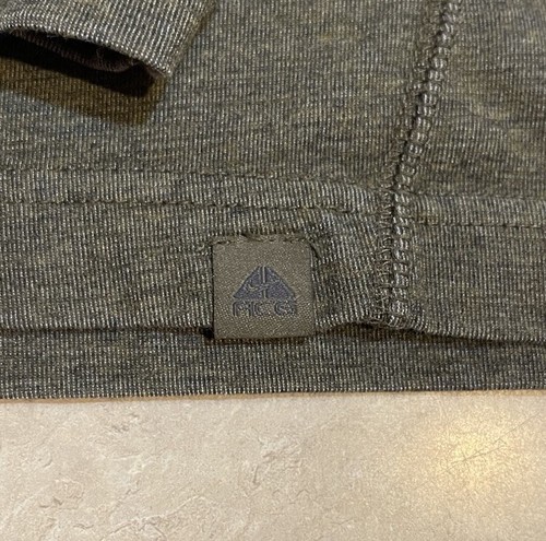 Nike ACG Dri Fit Pullover Sweater Rundhals Herren Gr. XXL grünlich braun - Bild 4 von 11