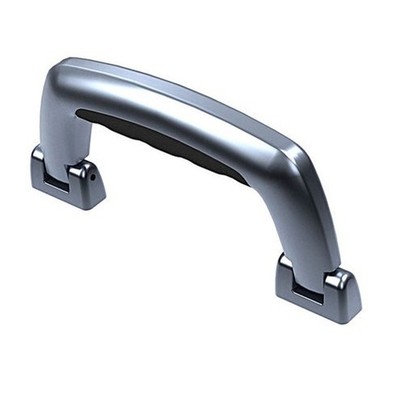 Penn Elcom H2433K Silber Aktentasche Schräggriff mit schwarzem Griff