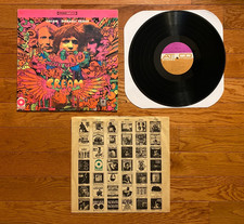 Cream - Disraeli Gears LP Atco Records SD 33-232 1967 1st Pressing