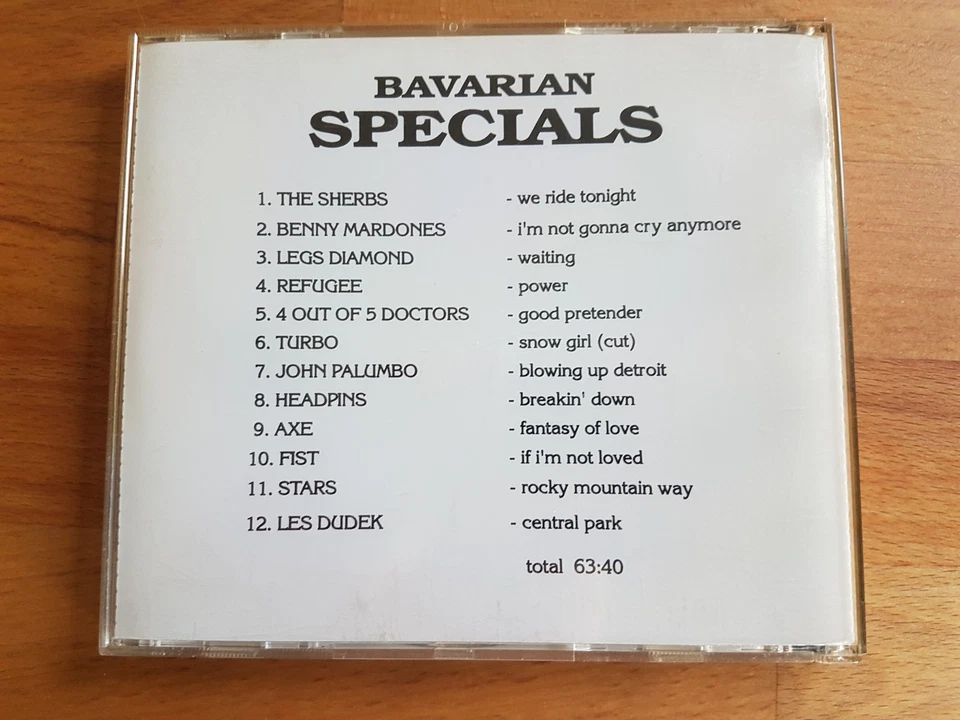 Sampler: Bavarian Specials "Legends Never Die" (Tracks auch Munich City Nights.) - Bild 3 von 3