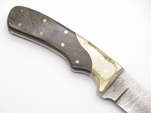 Vintage '80s Rigid RG27 Fukuta Seki Japan Fixed Blade Buck Hunting Skinner Knife - Picture 6 of 8