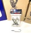 5 - 1 0 CT.  JUMBO PACK OF EAGLE CLAW SIZE 1/0 SLIDER WEIGHTED  WORM HOOK ! NEW