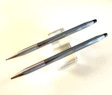 Vintage Chrome Cross 3502 Ball Pen and Pencil set. Excellent condition.