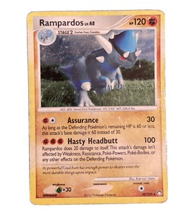 Pokémon TCG Rampardos Mysterious Treasures 33 Regular Rare Reverse Holo
