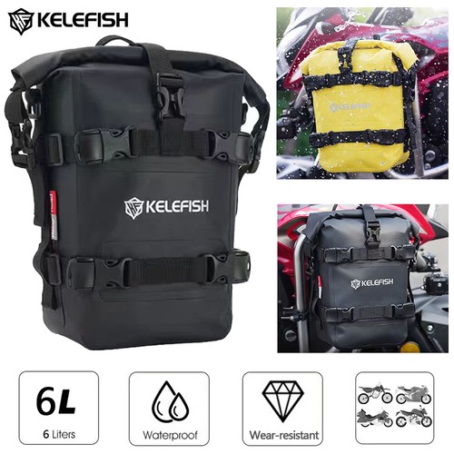 6-8L Motorcycle Multifunctional Bumper Waterproof Bag Travel Luggage Duffel Bag - Picture 2 of 22