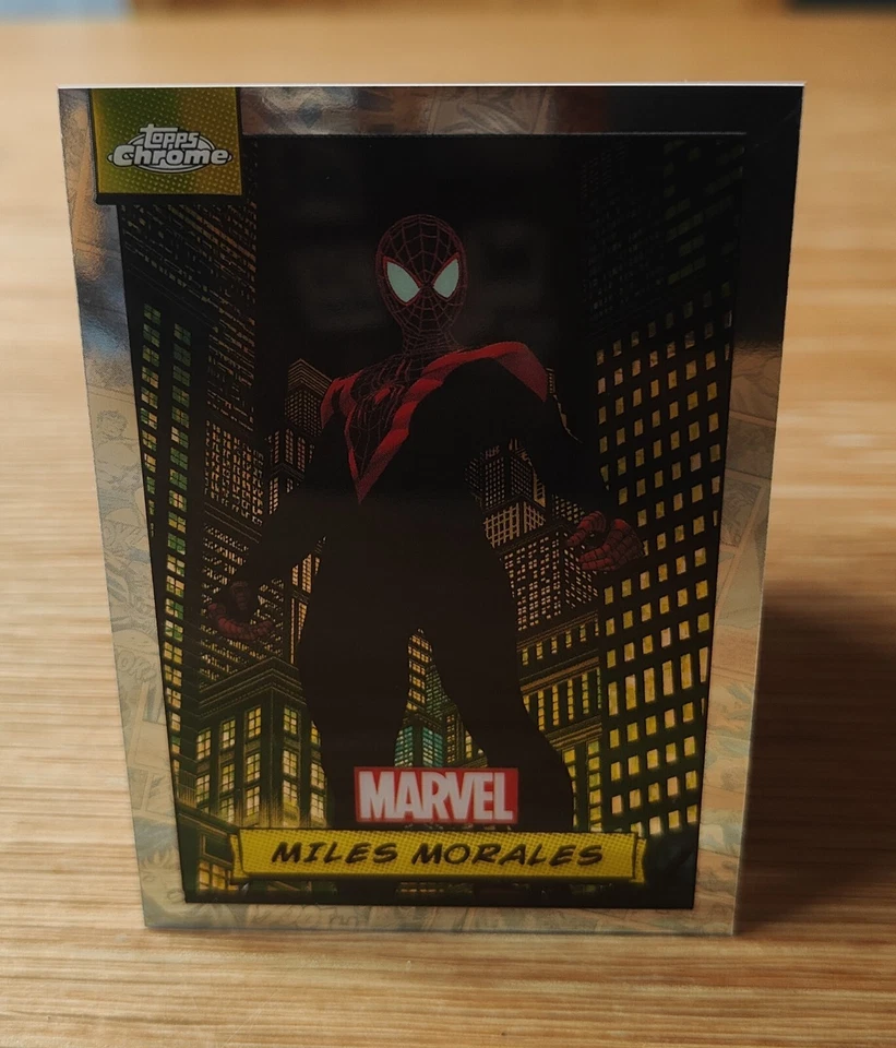 Topps Marvel Chrome 2024 #81 MILES MORALES 🔥 Base Card Listing #2 - Image 2 of 4