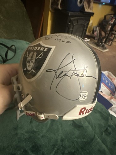 Raiders Riddell mini helmet George, Ted ,Kenny ,plunkett - 第 7/7 張圖片