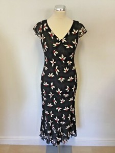 black cap sleeve midi dress