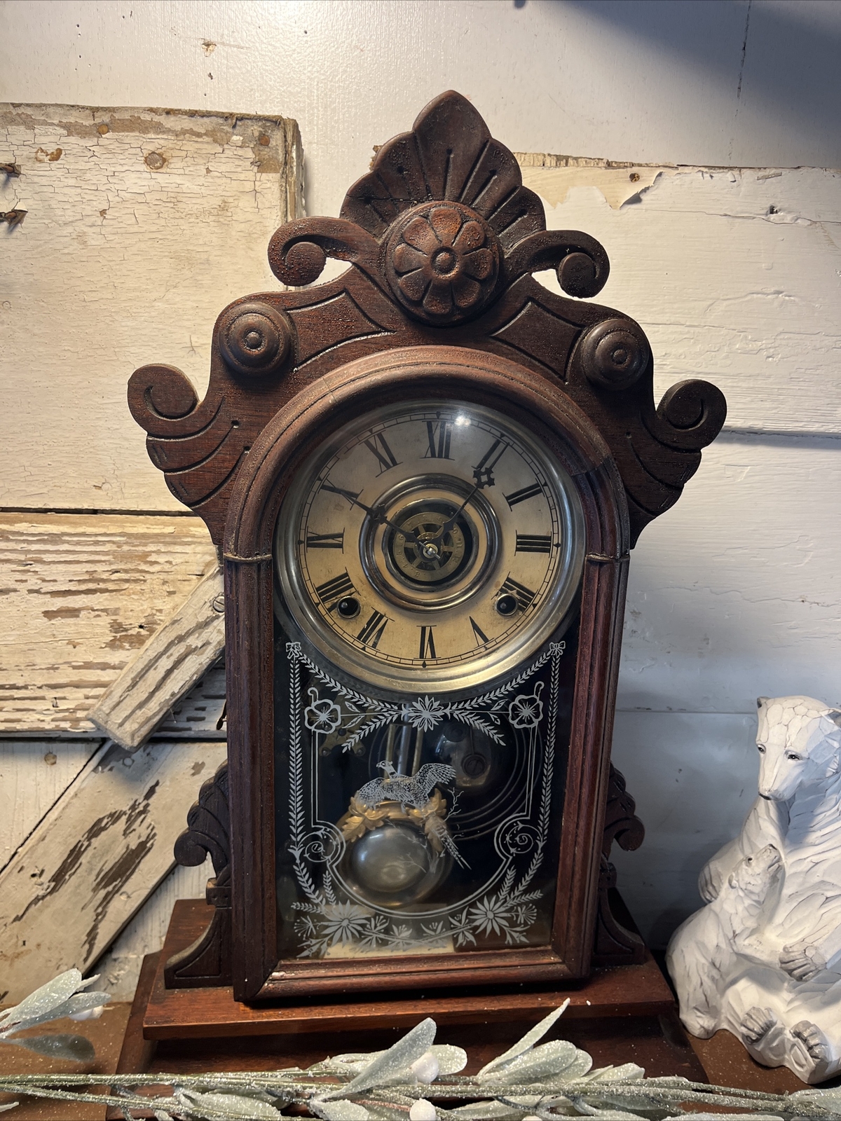 Gilbert Antique Parlor/Kitchen/Mantel Clock eBay
