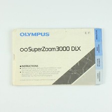Olympus Super Zoom 3000DLX - Original Instructions - Camera Manual
