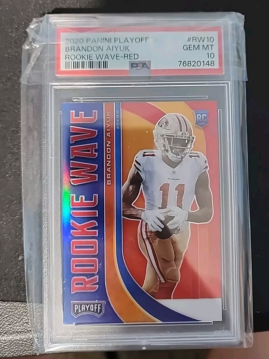 Brandon Aiyuk Panini Playoff Rookie Wave #RW10 Red