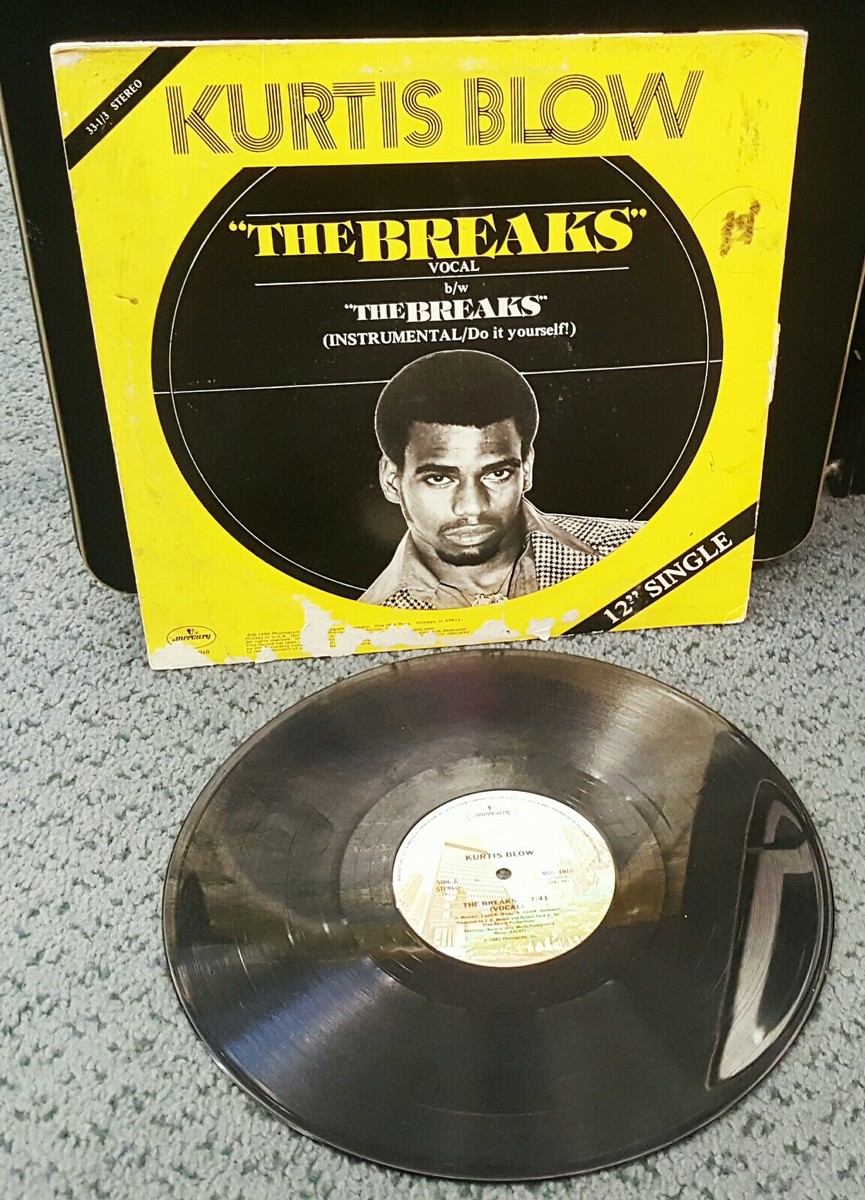 1980s - Kurtis Blow - The Breaks 12” Vinyl Lp Record Rap Hip Hop 