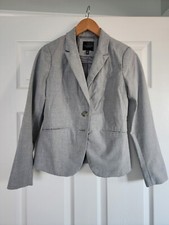 Jacket/Blazer-Gray-Petite 4-The Limited Collection