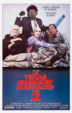 AA5459 The Texas Chainsaw Massacre 2 Film 1986 Vintage Movie Poster 11x17