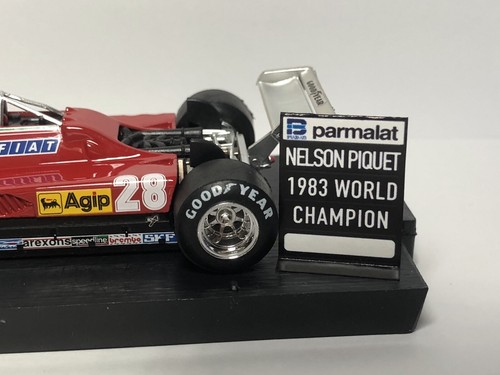 Pitboard 1:43/1:18 (Pizarra F1) / Nelson Piquet (Brabham) 1983 World Champion - 第 5/9 張圖片