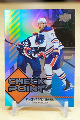 2024-25 Upper Deck Check Point #CP-12 Vincent Desharnais - Edmonton Oilers