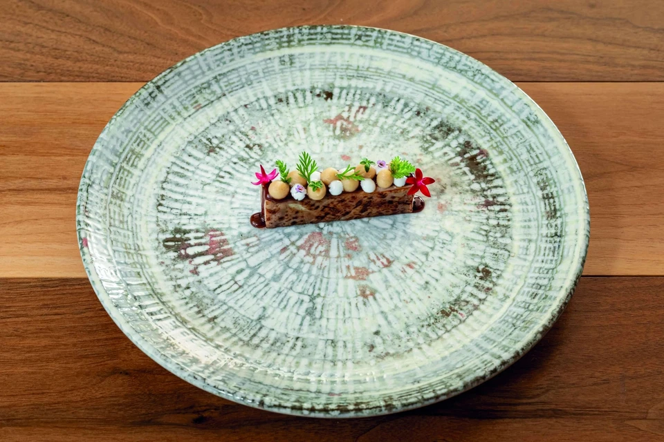 Bonna Odette Olive Gourmet Grün Weiß 6x Frühstücksteller Kuchenteller 21cm - Bild 4 von 4