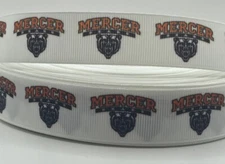Mercer Ribbon - 7/8" Grosgrain Ribbon - College Ribbon - Mercer University
