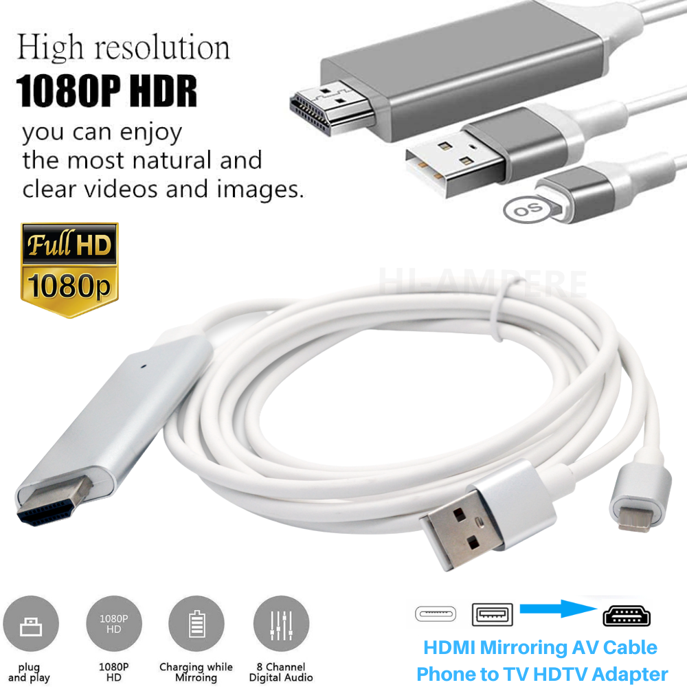 Usb Adapter Ipad Iphone To Hdmi Cable Target ALINKLIFE Magnetic