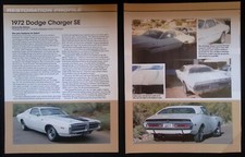 1972 Dodge Charger Se Resoration Profile Article Do You Believe In Fate