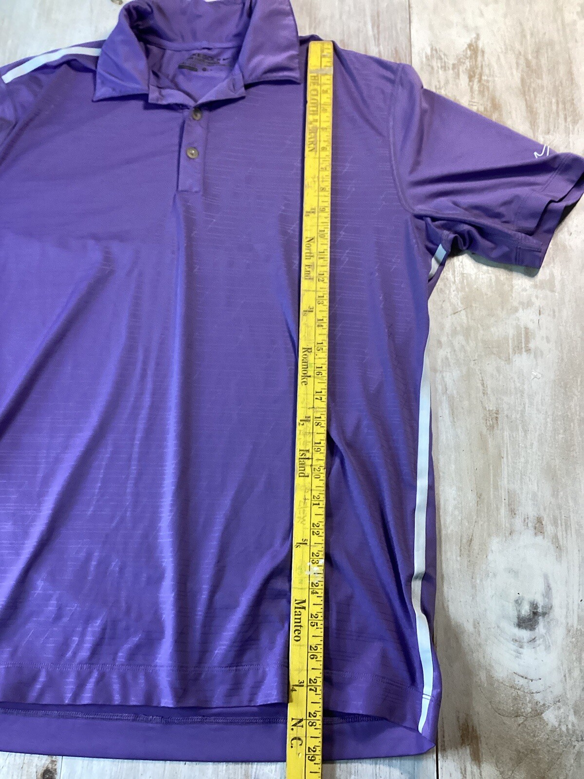 Nike Golf Short Sleeve Purple Collared Shirt Men’s Medium Business Casual thumbnail 8