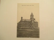 Spring Valley Minnesota Postcard High School MN