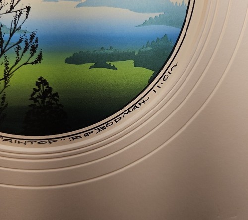 Mountaintop by Rip Bodman Studio In The Sky 18/125 Serigraph Vintage - Picture 4 of 4