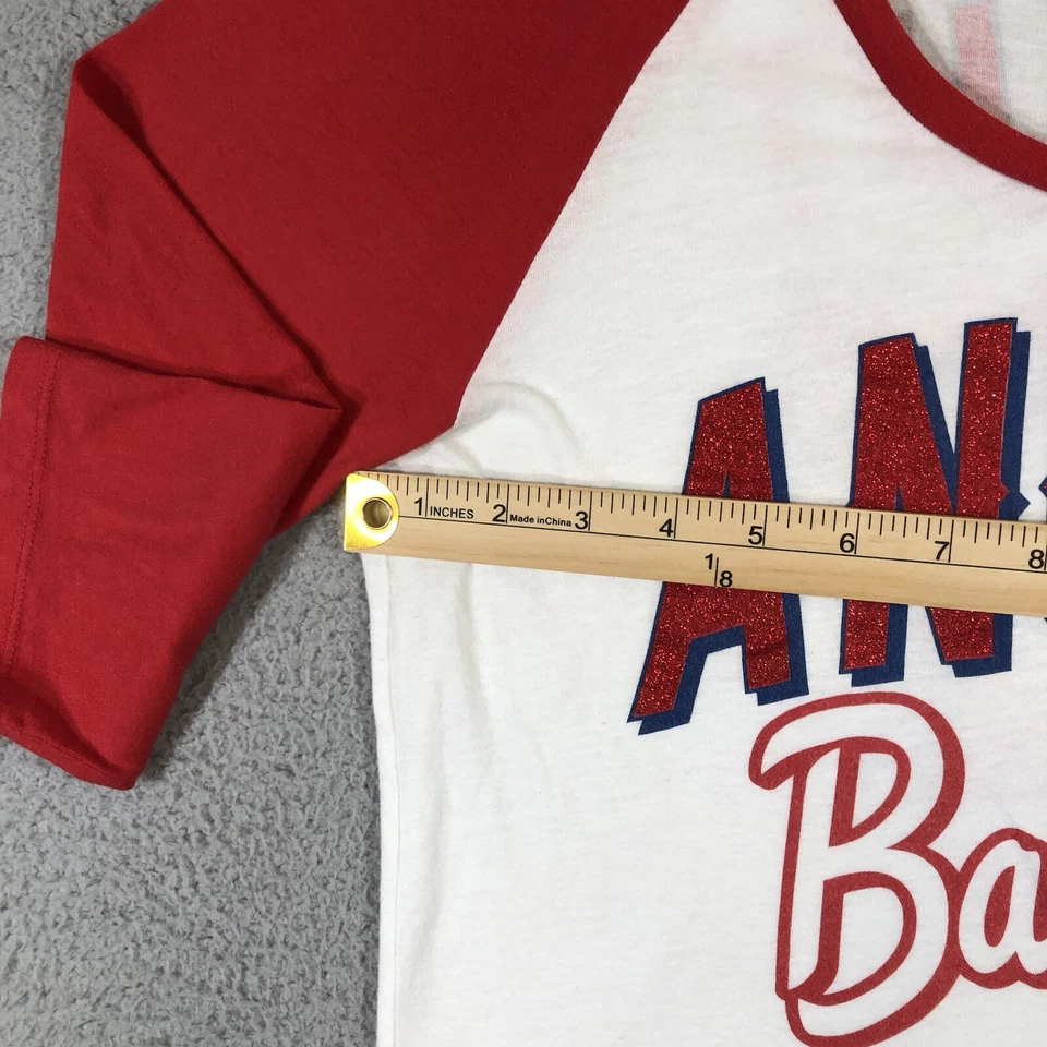 Camiseta 5th & Ocean para mujer L LA Angels béisbol Mike Trout 27 roja blanca  Foto 2 de 4