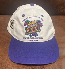 Vintage Green Bay Packers Super Bowl XXXI New Orleans, LA SnapBack Hat Logo 7