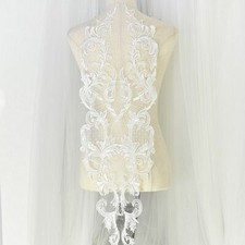 Spitze Applikation 3D Stickereien Blumen Braut Hochzeit Kleid Groß Patch Sew On