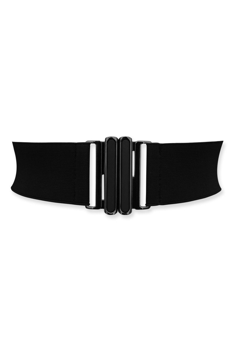 Women Inches Cinch Buckle Stretchy Elastic Stretch High Waist Belt Size  6-24