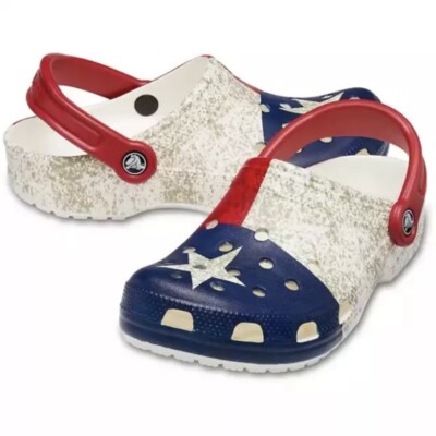 Crocs Classic Clogs TEXAS FLAG Unisex Men s Size 5 / Women's Size 7  NEW
