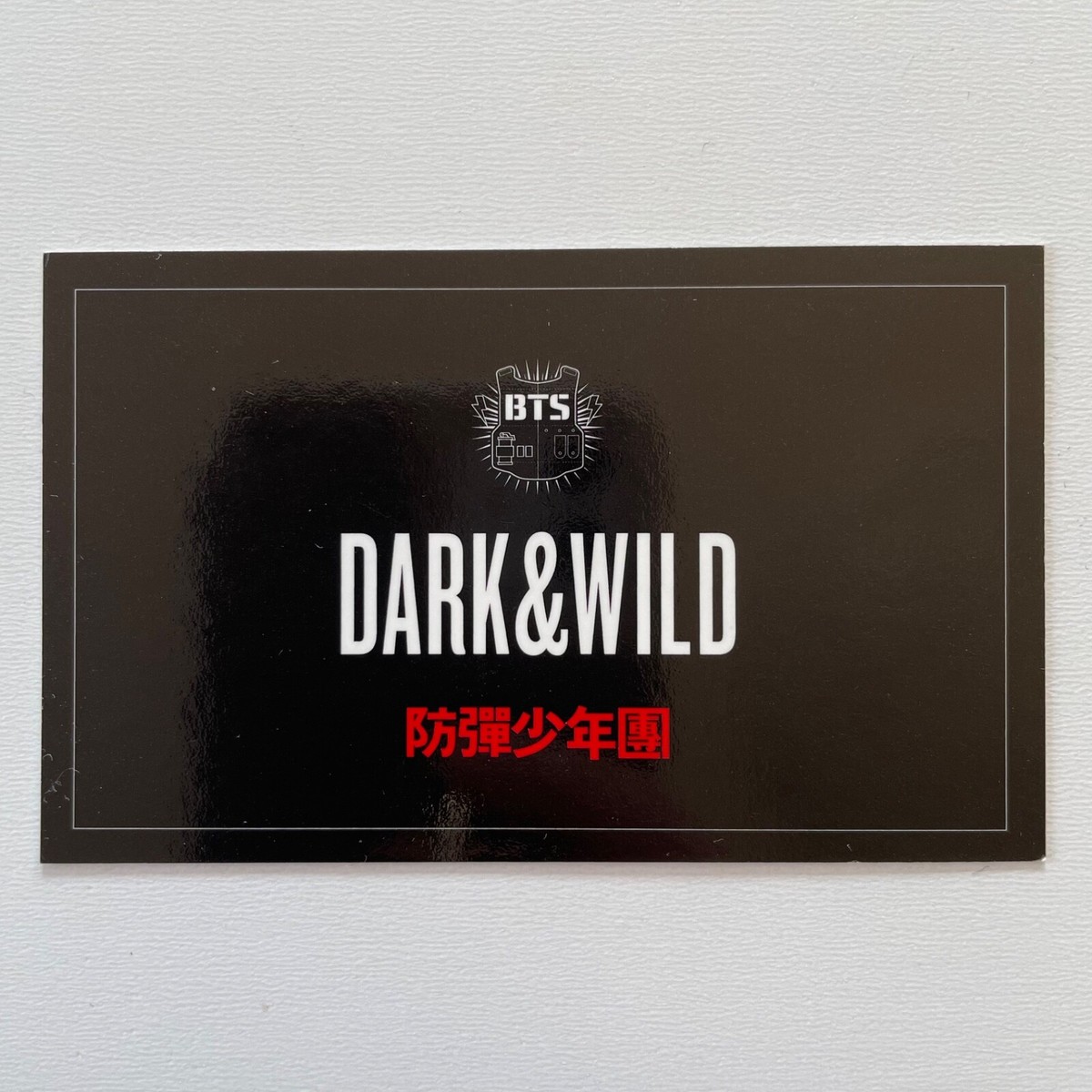 BTS Dark&Wild Danger Official Photo Card RM JIN SUGA J-HOPE JIMIN