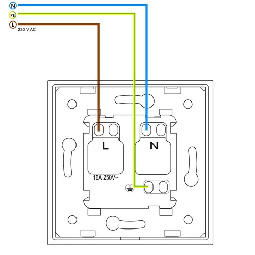 LIVOLO Touch Sensor Lichtschalter Dimmer Wechselschalter Steckdosen Glasrahmen - Bild 136 von 257
