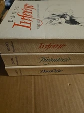 Divine Comedy 3 Volumes: Inferno; Purgatorio; Paradiso Dante Allen Mandelbaum Pb