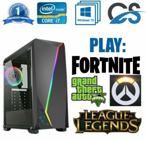 gaming pc I7-7700 4gb +120ssd + ASROCK H270 Performance
