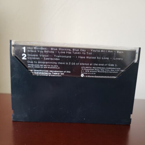 1978 Foreigner Double Vision Cassette Tape - Picture 2 of 4